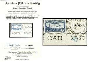 France Stamp Air Mail Scott C6b C6 Error APS  