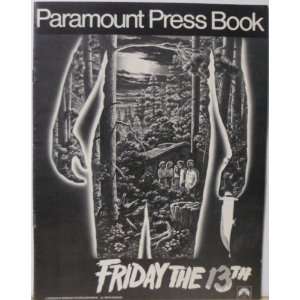  Friday the 13th Paramaount Pressbook Victor Miller Books