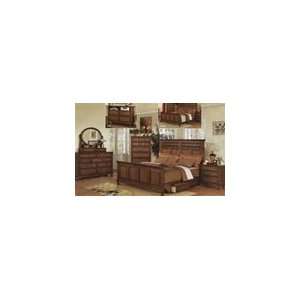 Storage Bed 6 Piece Amherst Bedroom Set in Mellow Oak Finish by Acme 