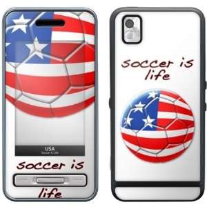   Protective Skin World Cup USA for Samsung R810 Finesse Electronics