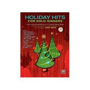  Holiday Hits for Solo Singers   Voice   Bk+CD Musical 