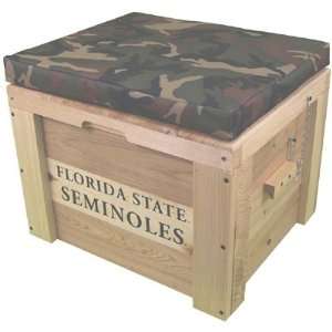  Florida State Cooler with Camo Cushion