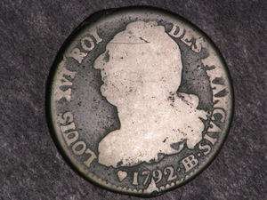 FRANCE 1792BB 2 Sols# H343  