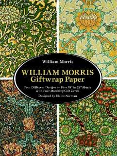 New WILLIAM MORRIS GIFT WRAPPING PAPER MIP  