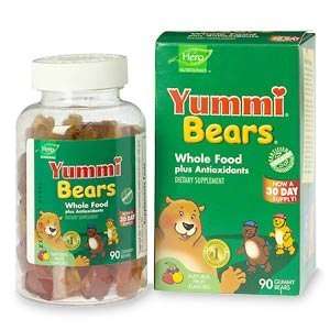  Yummi Bears Veggie Fruit plus Antioxidants   60 ea Health 