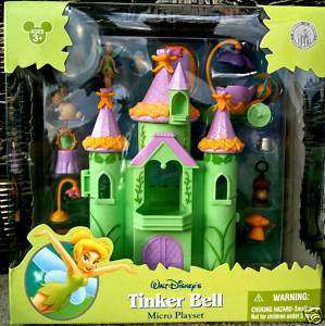 Disney Tinkerbell Castle Tiny Figurine Playset NEW  