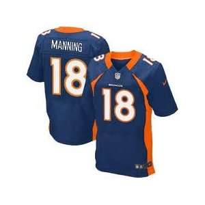 NEW NIKE NFL Football Peyton Manning #18 Denver Broncos Blue Football 