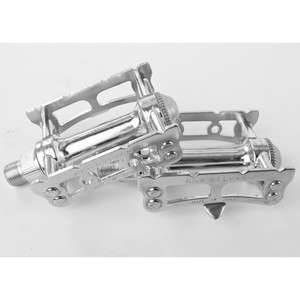 NEW MKS SYLVAN TRACK PEDALS SILVER fixed gear fixie pista  