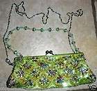 BEAUTIFUL Womens vintage style sequin/beads purse clut