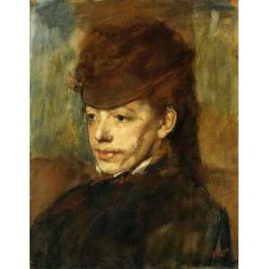  Oil Painting Mademoiselle Malo Edgar Degas Hand Painted 