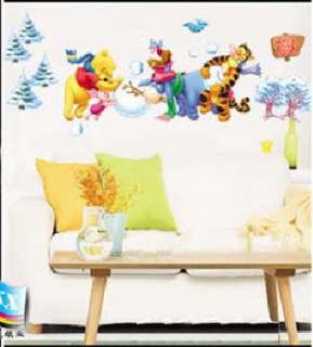 Cute Disney Winnie Pooh & Friends Wall Decor stickers  