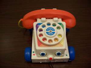 FISHER PRICE CHATTER TELEPHONE PULL TOY PHONE 2005  