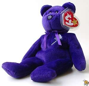 EXTREMELY RARE TY 1997 BEANIE BABY FIRST EDITION PRINCESS (PE PELLETS 