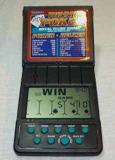 BIG SCREEN RADICA WINNER POKER HANDHELD LCD ELECTRONIC GAME WILD 