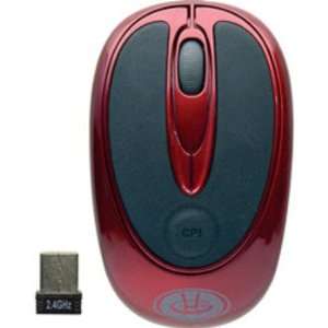  Red Wireless Optical Nano mouse Case Pack 2