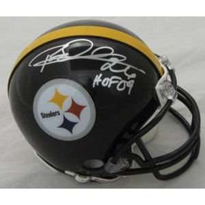 Rod Woodson Signed Pittsburgh Steelers Mini Helmet Hof