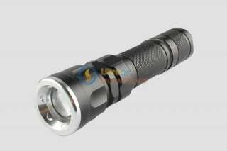 CREE R5 LED Zoomable 800 lumens Flashlight Torch 3modes +Charger+2 