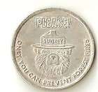 Smokey The Bear Prevent Forest Fires Token Medal Coin