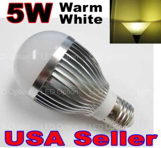 High Power White 5W E27 LED Spot Light Bulb Lamp Globe  