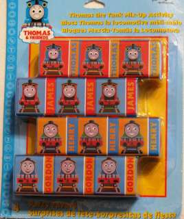 THOMAS the TANK ENGINE Party Supplies ~(4) FAVORS 726528182935  