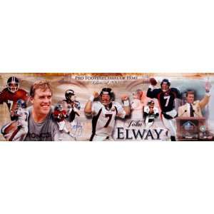  John Elway Denver Broncos   Hall of Fame   Autographed 