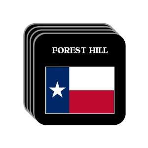  US State Flag   FOREST HILL, Texas (TX) Set of 4 Mini 