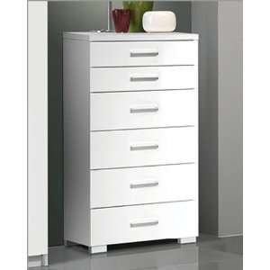  Modern Chest in White Made in Italy 33B77