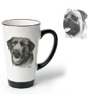   Funnel Cup with Mastiff (6 inch, Black and white)