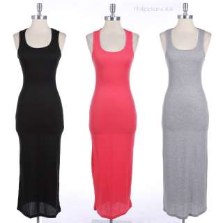 Solid Plain Dress Full Long Maxi Dress VARIOUS COLOR and SIZE  