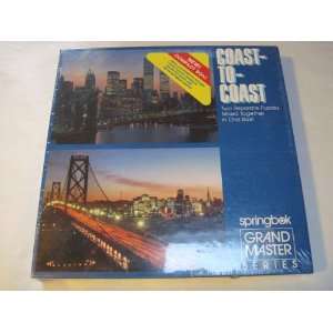  Two Separate Puzzles Mixed Together NY and San Francisco Toys & Games