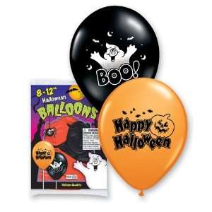  Halloween Party Supplies 12 Latex Helium Balloons   8 