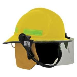  MORNING PRIDE HDO Fire Helmet,Yellow,Modern
