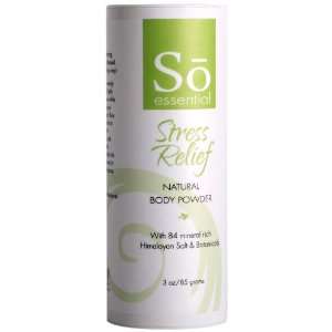 So Essential Stress Relief Natural Body Powder, 2.6 Ounce  