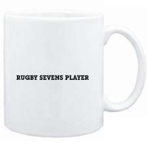  Mug White  Rugby Sevens Player SIMPLE / BASIC  Sports 