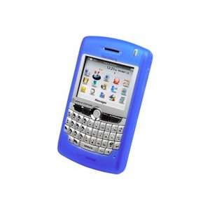  Blackberry 8800 & 8830 Blue Silicone Jelly Case 