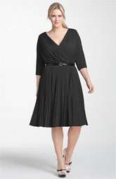 New Markdown Suzi Chin for Maggy Boutique Pleated Matte Jersey Dress 
