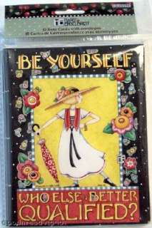 MARY ENGELBREIT BE YOURSELF #10 BLANK NOTE CARDS NEW  