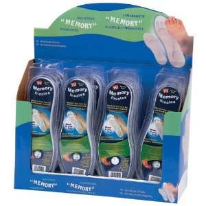 Ct Memory Foam Insole Disp. By Aid United&trade 24 Pair of Memory Foam 