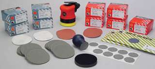   tp tools proline mini 3 air sander polisher and indasa 3 sanding kit