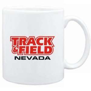  Mug White  Track and Field   Nevada  Usa States Sports 
