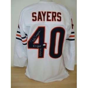   Gale Sayers Jersey   ROY 65 HOF 77 JSA   Autographed NFL Jerseys