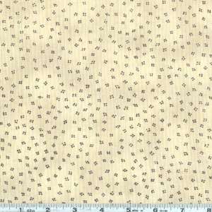  45 Wide Haussmann 1800s 4 Dots Black/Taupe Fabric By 