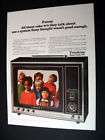 Sony Trinitron XBR Television TV 2pg 1985 Ad  