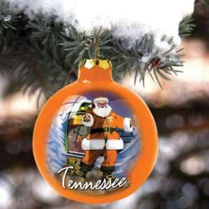  Tennessee Volunteers Hand Painted Glass Ornament Sports 