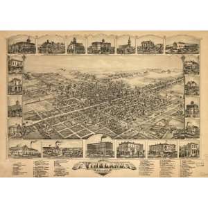    1885 map of The city of Vineland, New Jersey