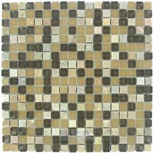   glass and stone mosaic tile in mink quarry