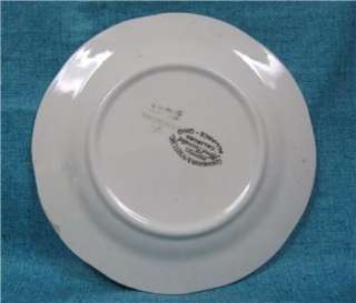 CUNNINGHAM AND PICKETT INC. 22KT GOLD CALIROSE PLATE  