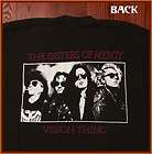   TOP TIER 1989 The Sisters Of Mercy Vision Thing Band Art Large T Shirt