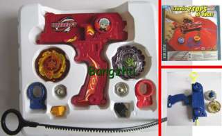 RED Hybrid Wheel Fight Attack Double Launcher Beyblade #3010  