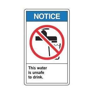  Ansi Notice Sign,plastic,7x10 In   ACCUFORM SIGNS 